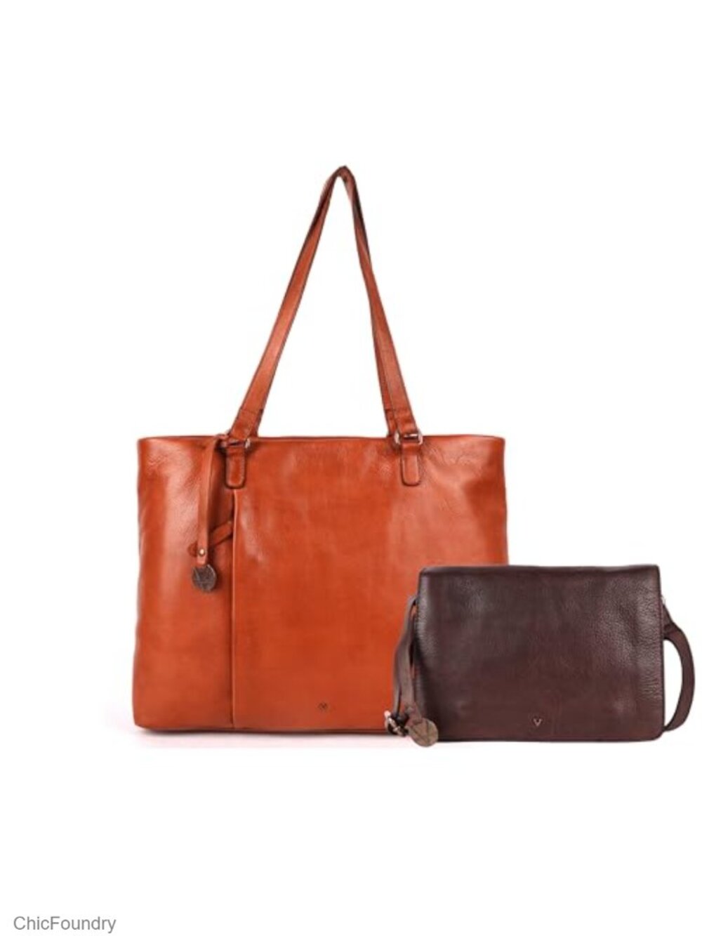 Genuine Italian Leather Tote Crossbody Satchel Purses - Ladies Shoulder Bag